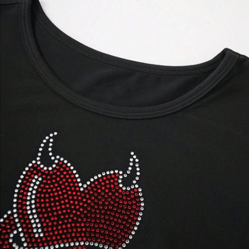NYXLUX Heartbreaker crop top