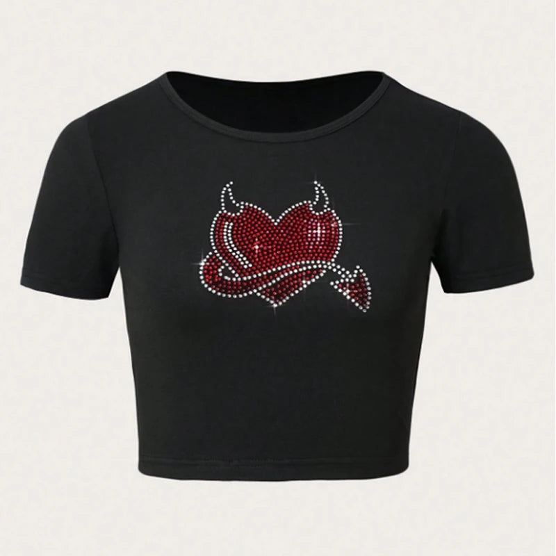 NYXLUX Heartbreaker crop top